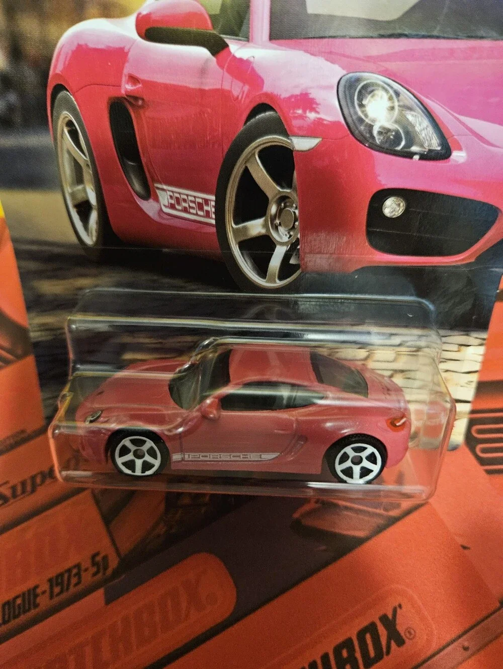 Matchbox Porsche Cayman Hot Pink Collector Car